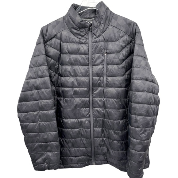Xersion Size XL Gray Quilted Puffer Jacket - Picture 3 of 6